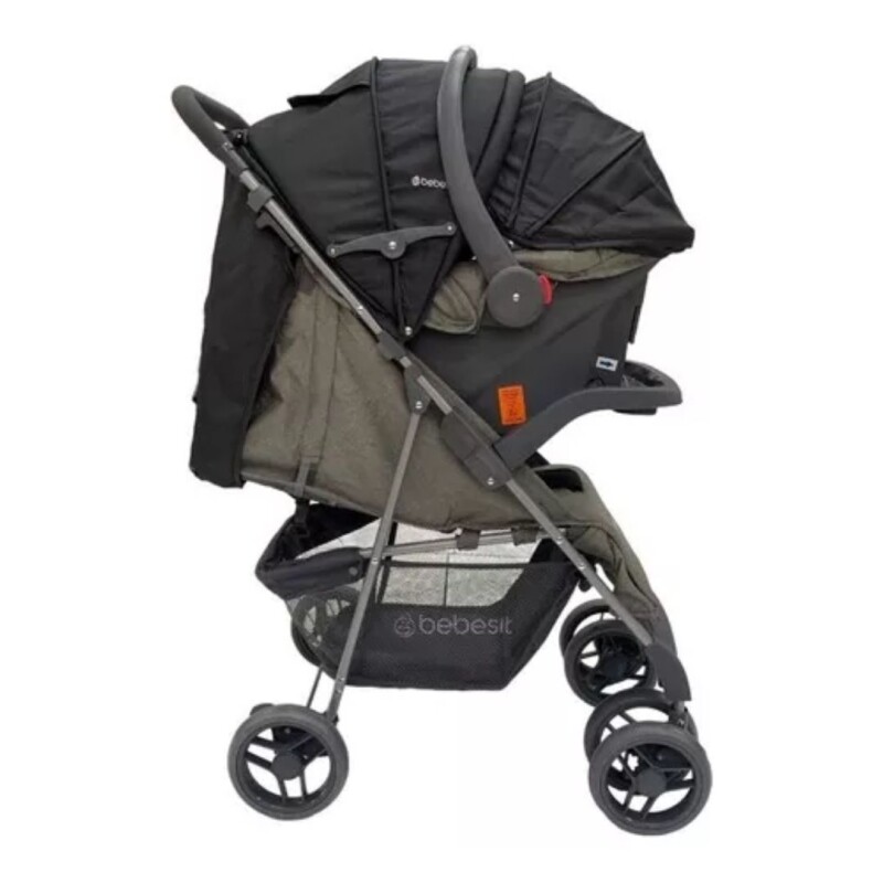 Coche c/Baby Silla Travel System Sevilla Bebesit Gris Coche c/Baby Silla Travel System Sevilla Bebesit Gris