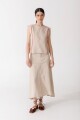 PRE VENTA BLUSA RUCU Beige