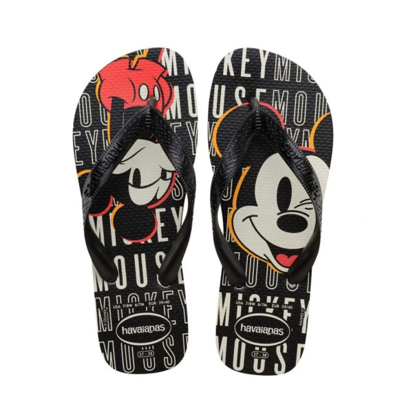 TOP DISNEY - HAVAIANAS NEGRO
