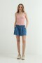 Short con cintura elastizada JEAN OSCURO