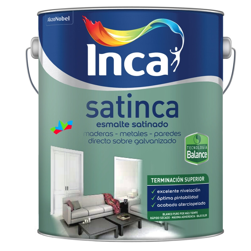 SATINCA BALANCE NEGRO- 4 LT - AL AGUA - SATINCA BALANCE NEGRO- 4 LT - AL AGUA -