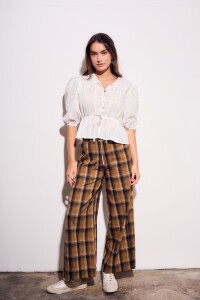 Blusa Broderie Crudo