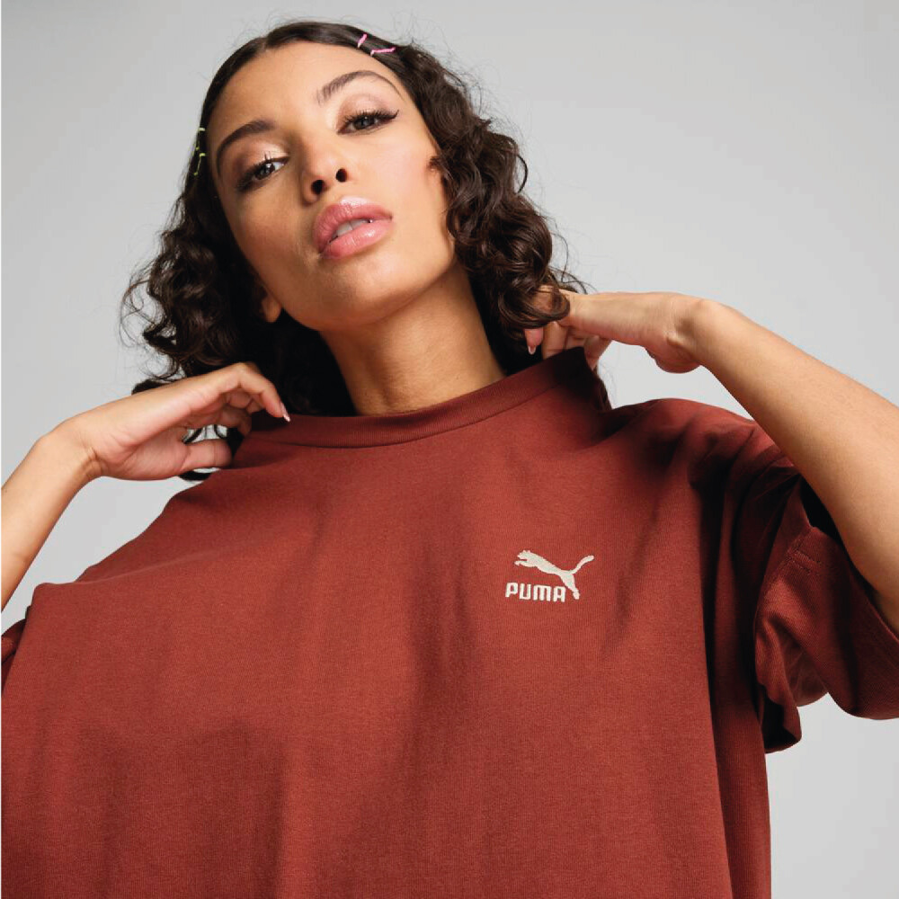 Polo Puma Better Classic Oversized Tee Unisex Mars Red