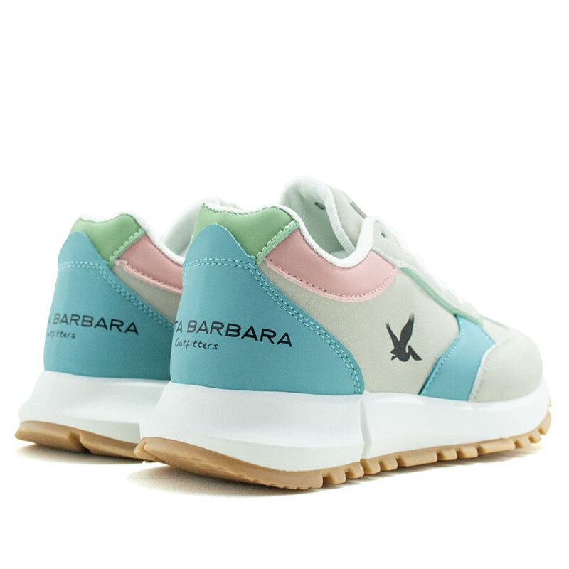 Championes Santa Barbara Nantes de Mujer - NANTES Beige-azul
