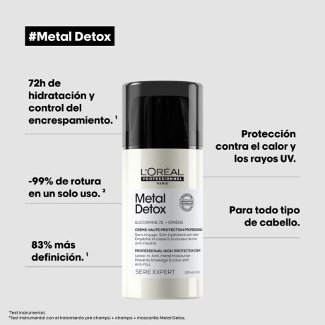 Crema para cabello L'Oréal Prof Metal Detox leave-in 100ml Crema para cabello L'Oréal Prof Metal Detox leave-in 100ml