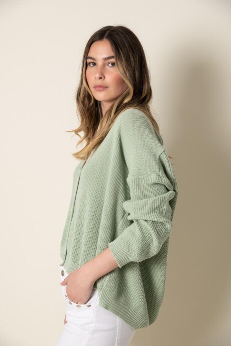 CARDIGAN LUGO MENTA