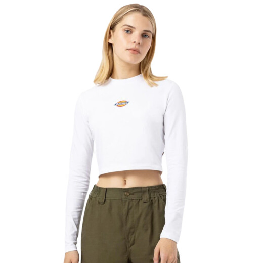 Remera Dickies Womens Crop - Blanca Remera Dickies Womens Crop - Blanca