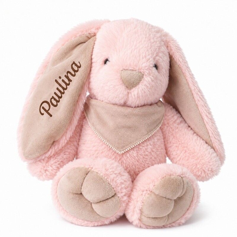 Peluche Nacimiento Conejito Personalizado rosado