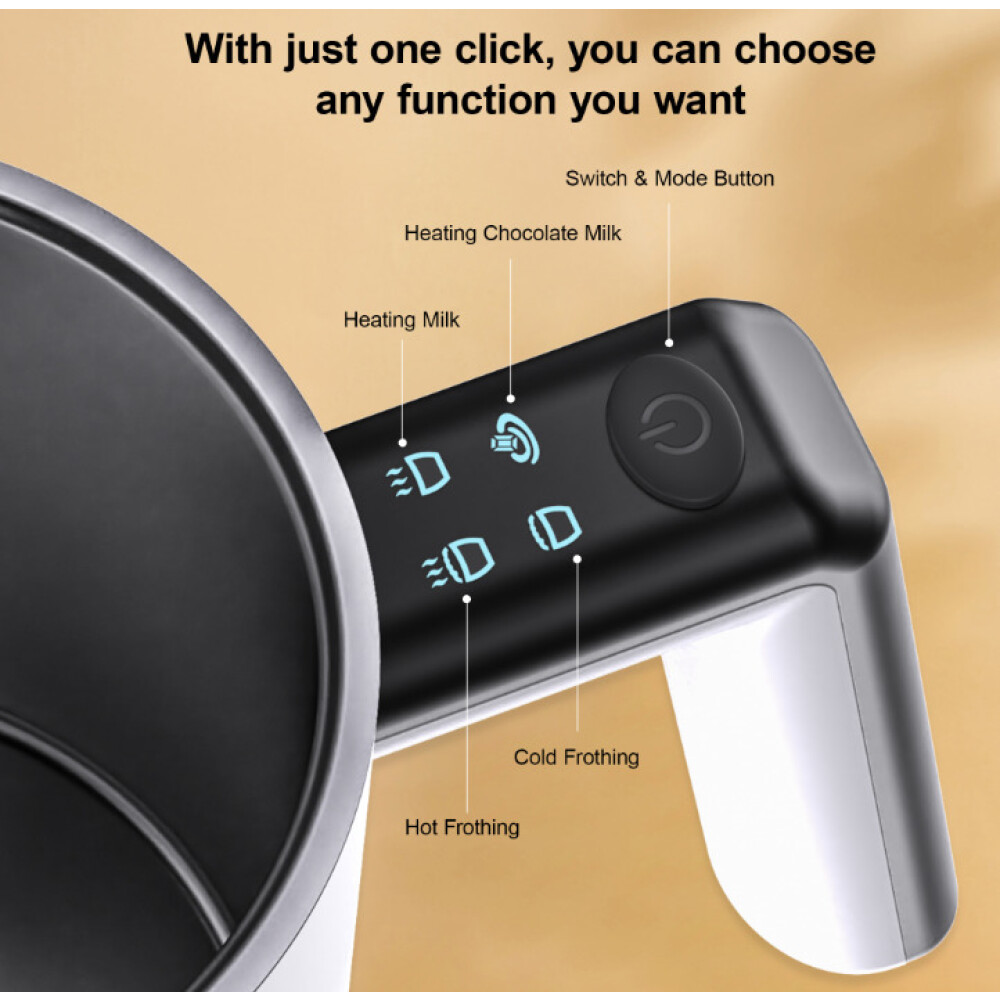ESPUMADOR DE LECHE PORTÁTIL Y COMPACTO ESPUMADOR DE LECHE PORTÁTIL Y COMPACTO