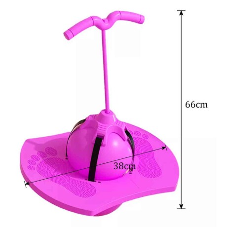 Palo Saltarin Inflable C/inflad Pelota Pogo Infantil Rosa