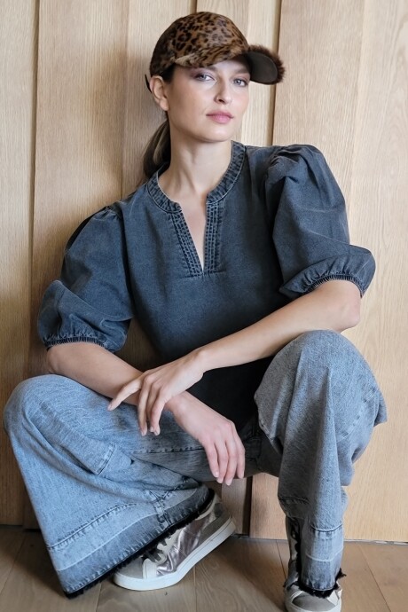 Jean Justina Denim Gris