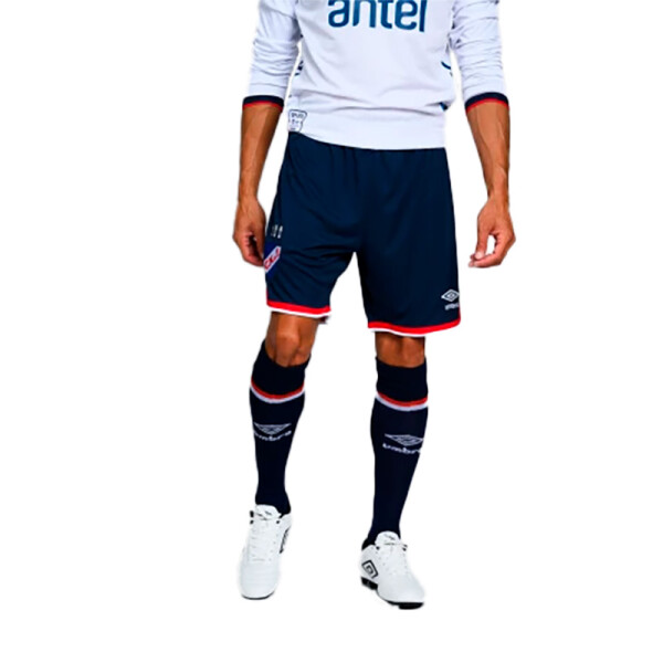 Short - Umbro - Umbro SHORT OFICIAL JUNIOR 2024 SPONSORS de Niños - NU242971 Azul-rojo