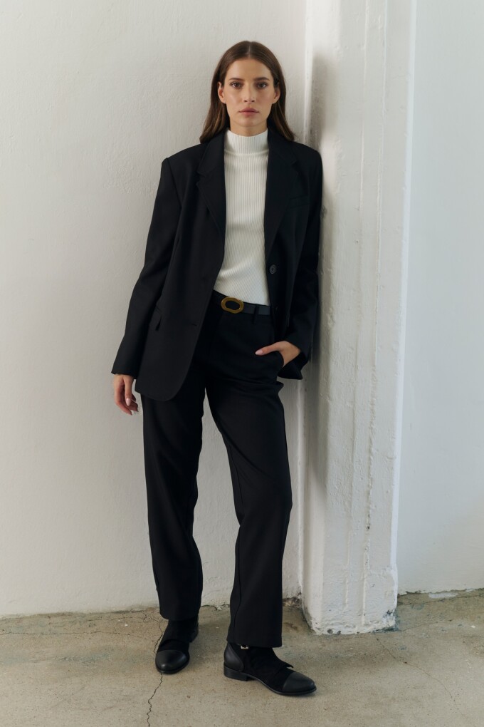 PANTALON SASTRERO NEGRO
