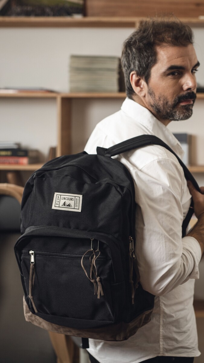 MOCHILA DALLAS TIMES - NEGRO 