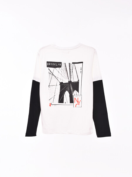 REMERA LUKEN OFF WHITE