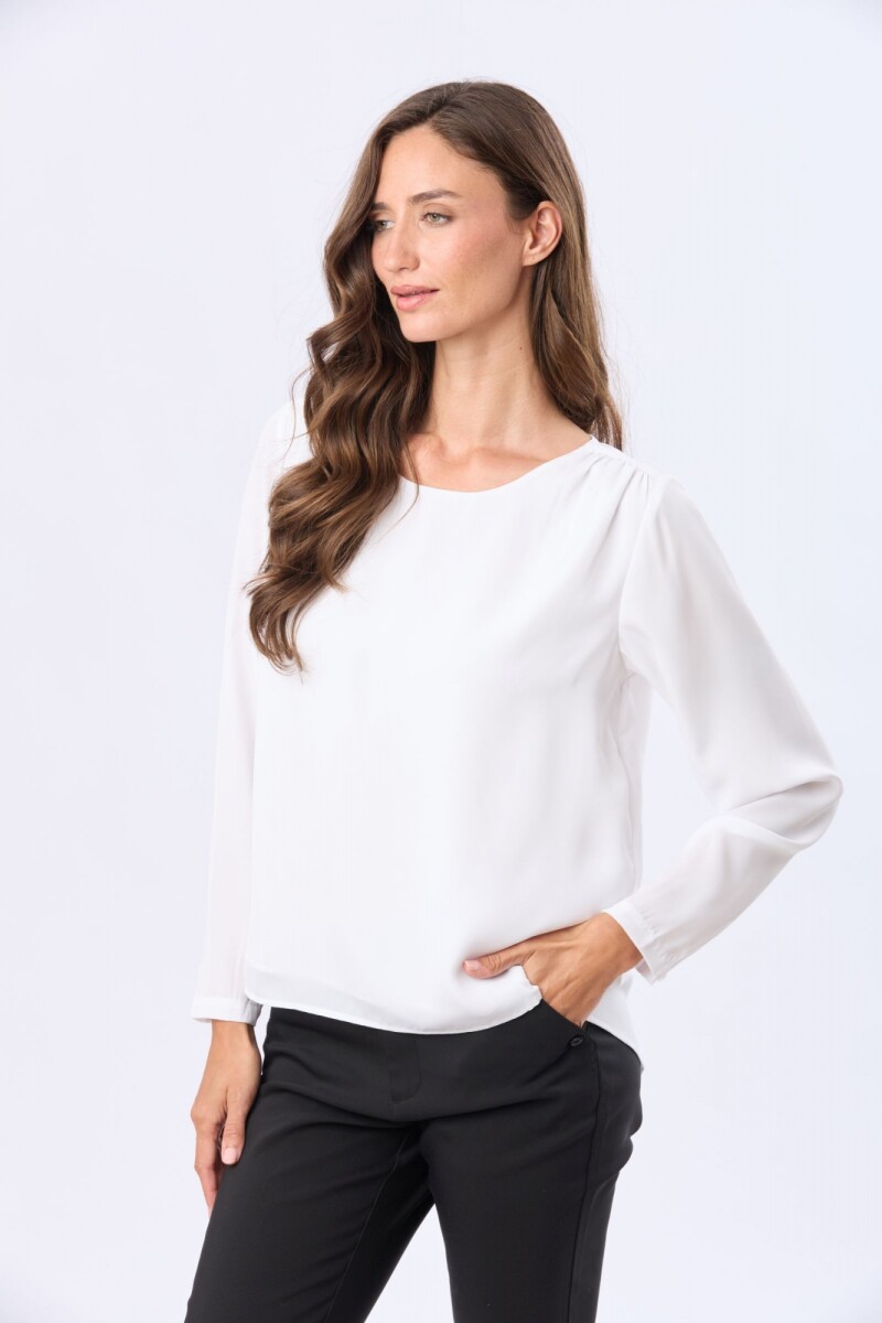 BLUSA LISA - Blanco 