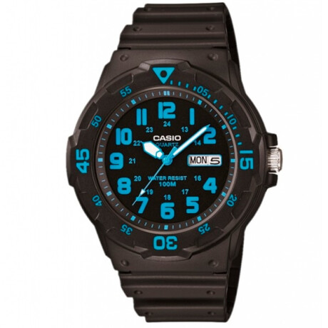 Reloj CASIO MRW200H-2BVDF Resina Negro Esfera 44mm 0