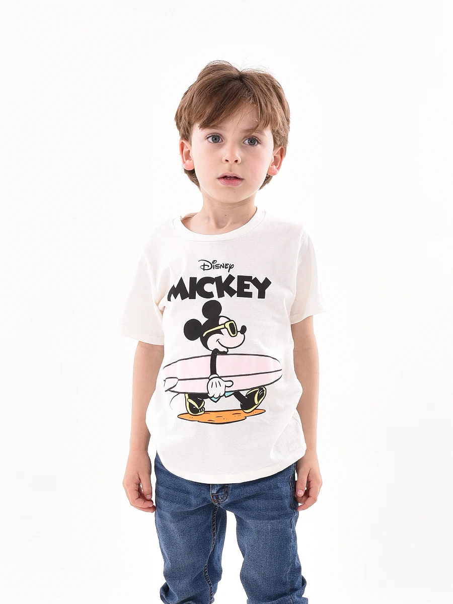 REMERA MICKEY TABLE - OFF WHITE 