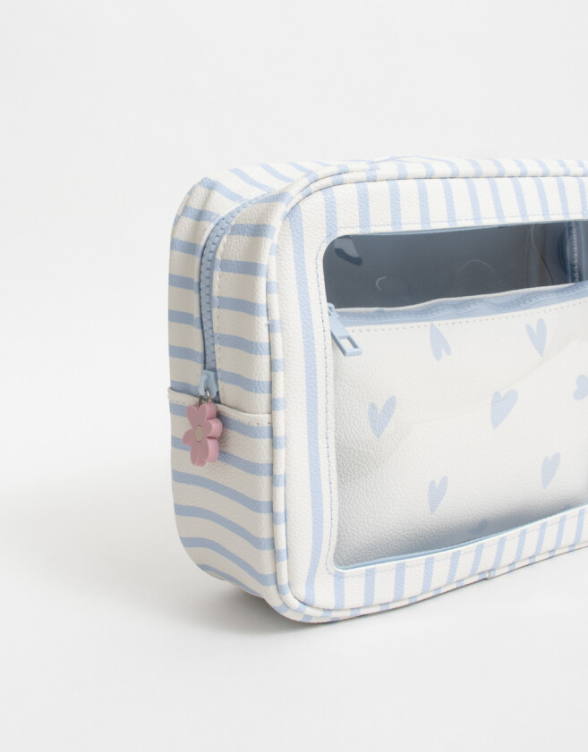 Porta Cosméticos Set De Portacosméticos - Estampado Rayas