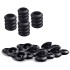 Ojal Goma 14MM Negro Pack X250 Anillo Sellado Junta Arandela Variante Color Negro