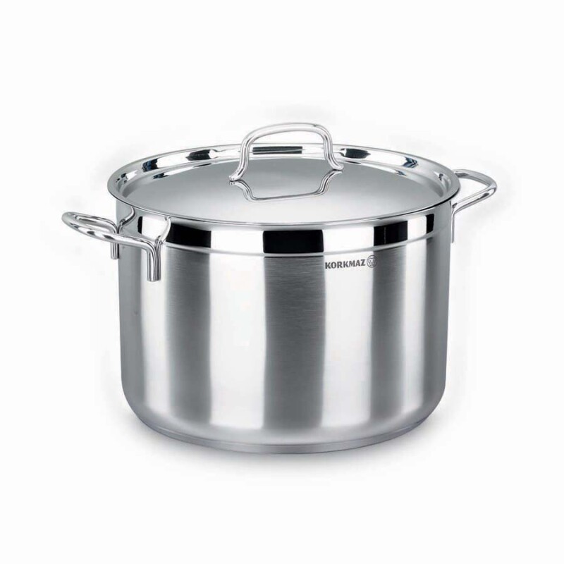 OLLA 8.5LTS AC. INOX C/TAPA ALFA KORKMAZ. 26X16CM OLLA 8.5LTS AC. INOX C/TAPA ALFA KORKMAZ. 26X16CM