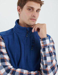 470563 CHALECO NAVIGATOR Azul Piedra Melange