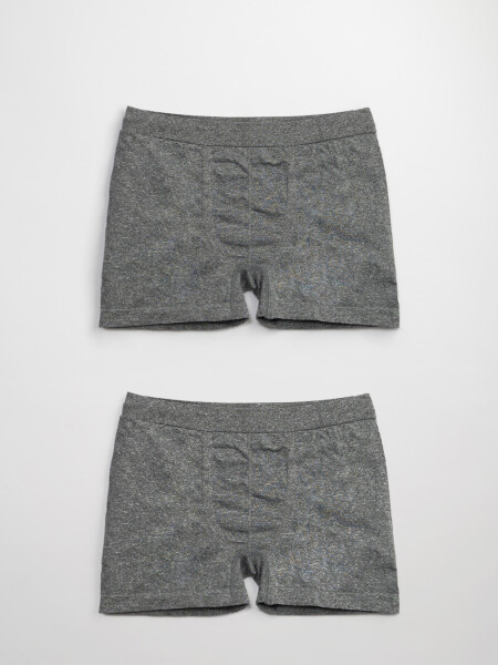 Boxer microfibra liso Gris