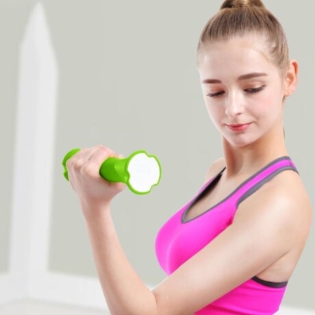 Mancuernas ergonómica 1.0 kg Verde