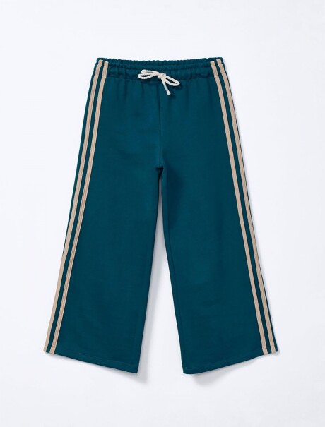 PANTALÓN INFANTIL DE ALGODÓN VERDE