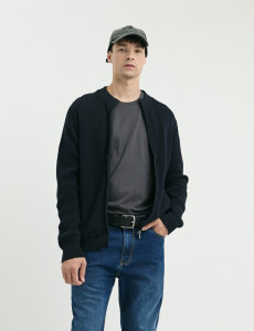 520682 T-SHIRT HARRINGTON LABEL Gris Oscuro