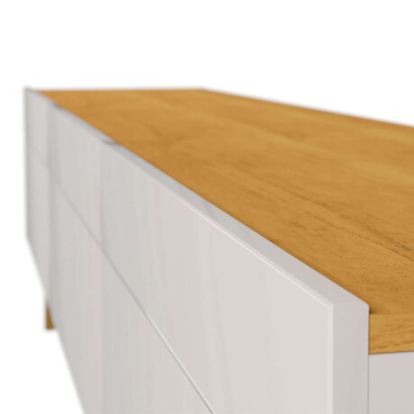 Rack para TV Classic 1.8 linea Manhattan Blanco