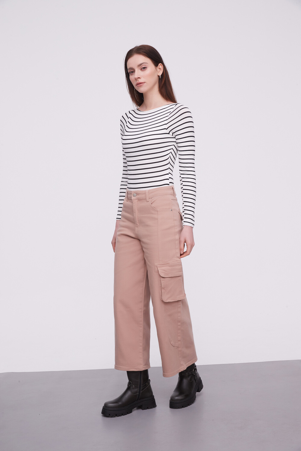 Pantalon Irri Beige Oscuro