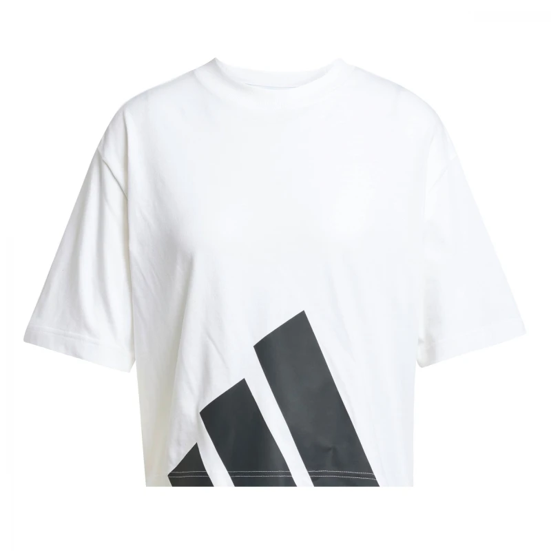 Remera Essentials Big Logo Boyfriend de Mujer Blanco