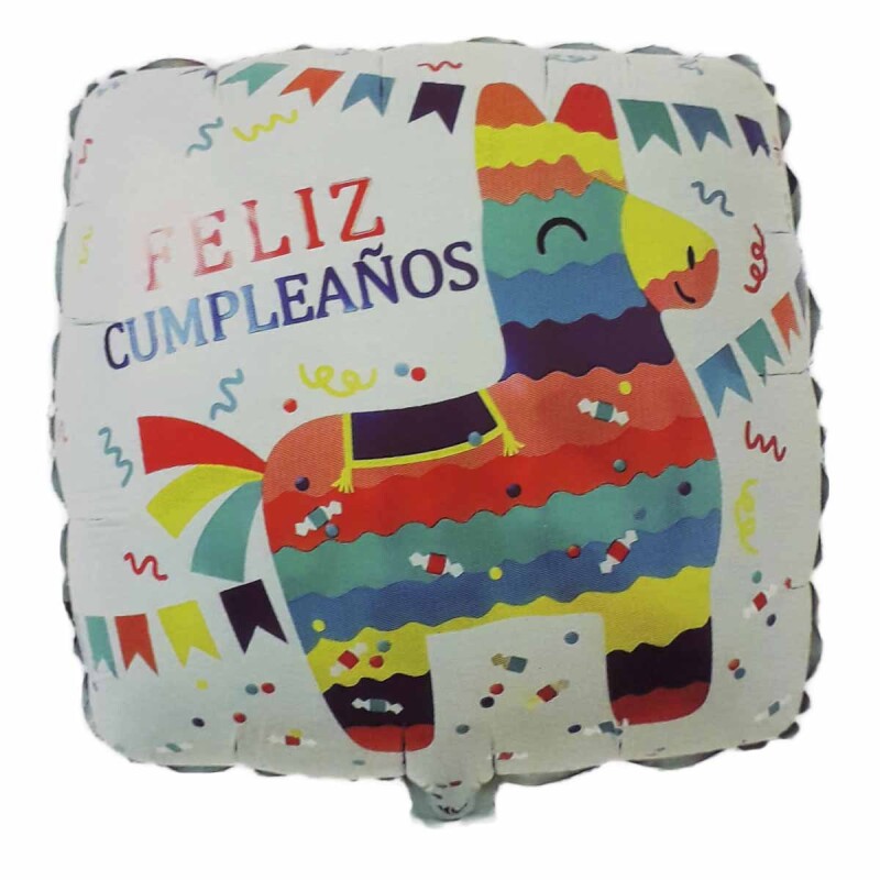 Globo Helio - feliz cumpleaños - Llama Globo Helio - feliz cumpleaños - Llama