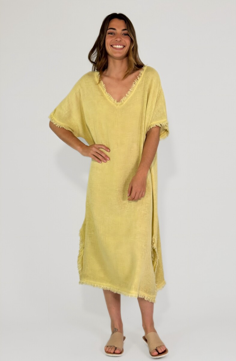 VESTIDO MONTEFALCO - AMARILLO 