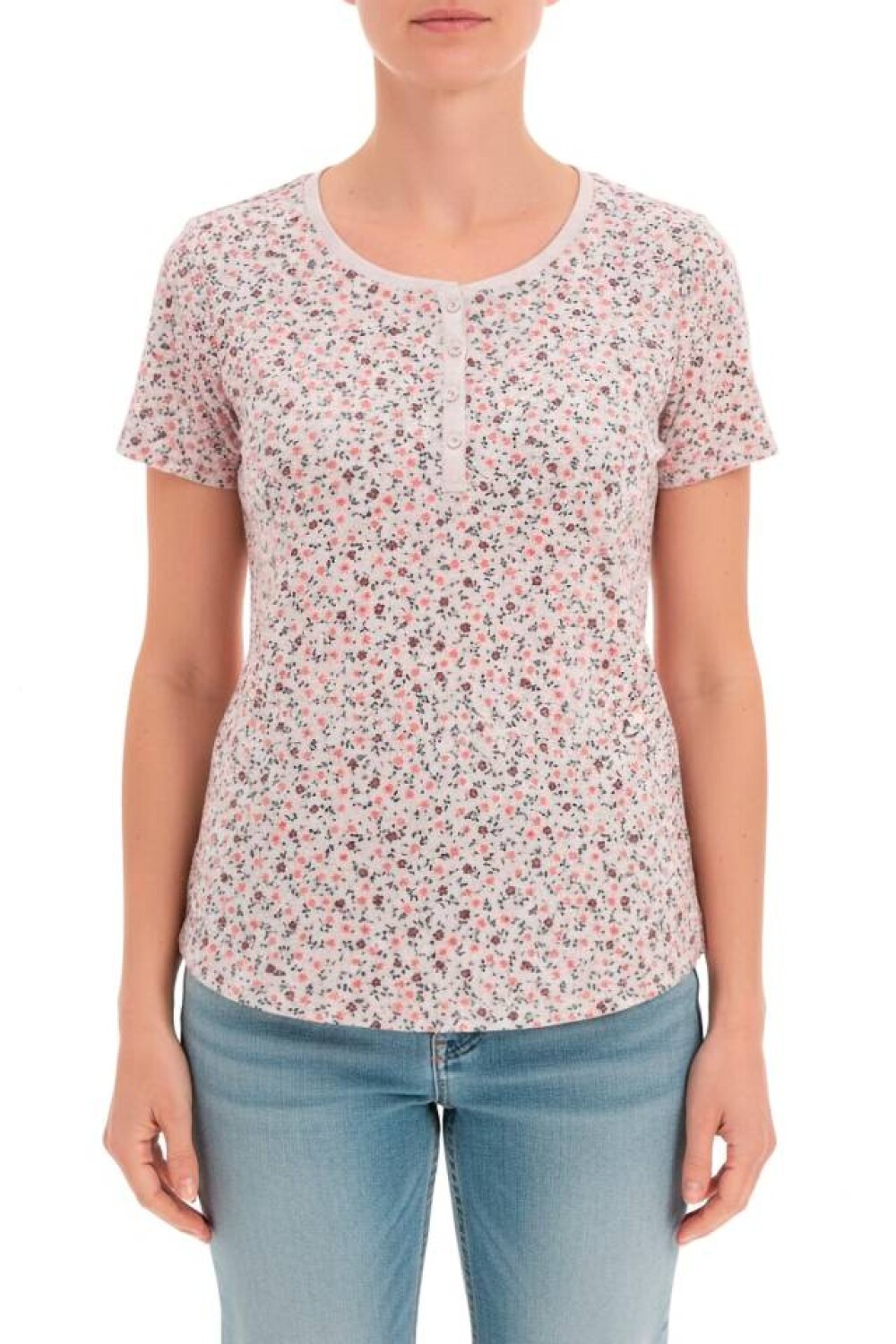 REMERA ESTAMPADA Beige