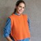 Chaleco Olivia Lambswool Naranja