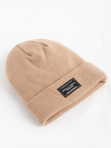 Gorro de punto Camel