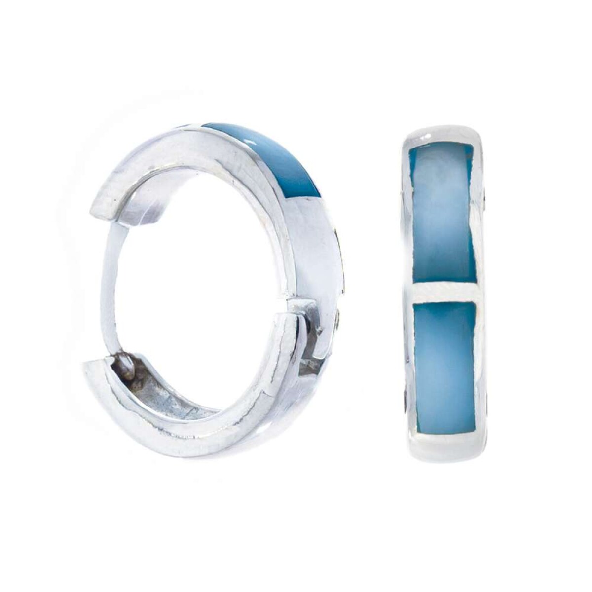 Par De Aros De Plata 925 - Con Circonias 