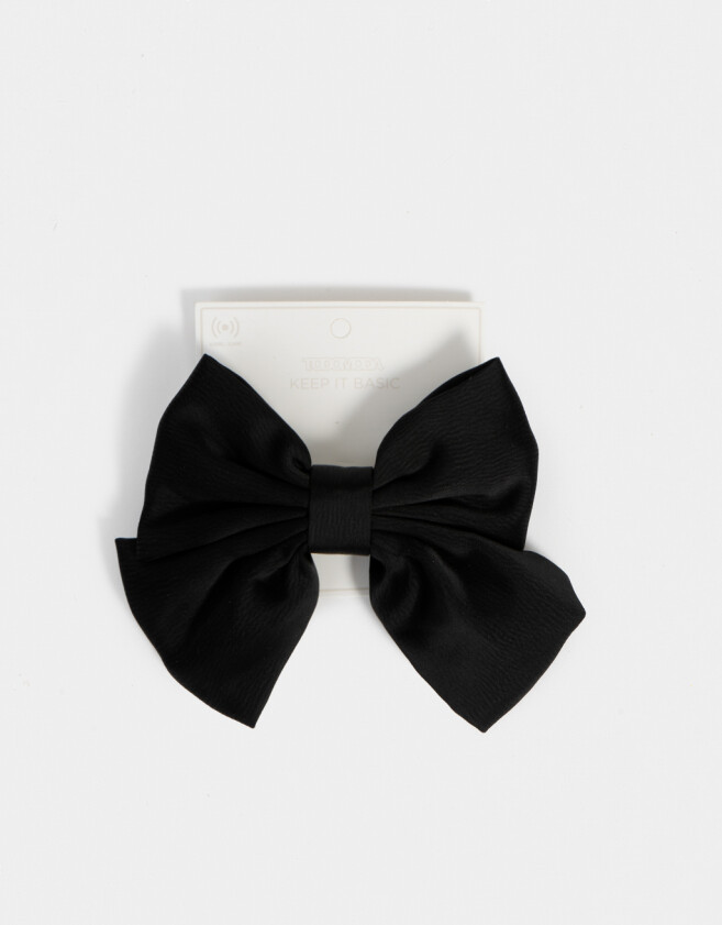 Hebillas Francesas Classic Hebilla Con Moño - Negro