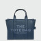 MARC JACOBS - THE LEATHER MEDIUM TOTE BAG Azul