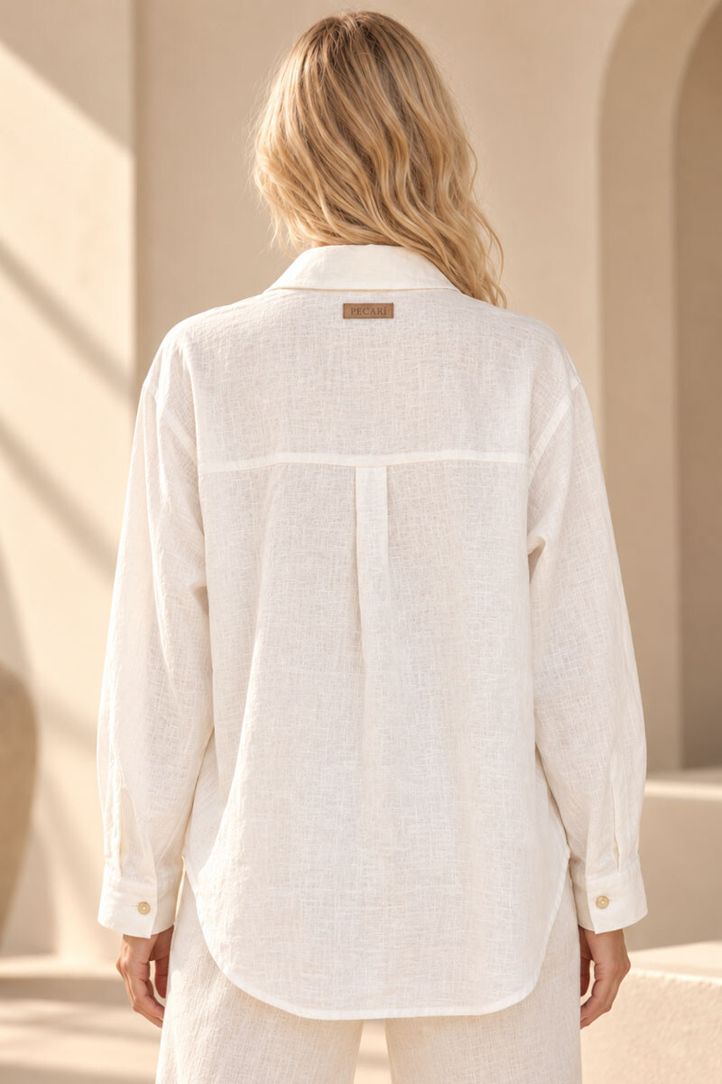 Camisa amalfi Blanca
