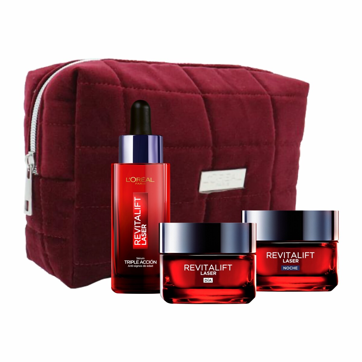 Pack L'Oréal Revitalift Laser Rutina Sérum, Día y Noche 