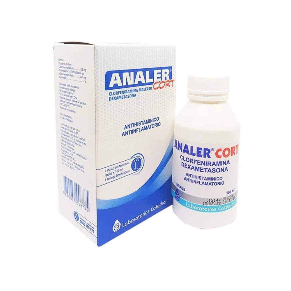 ANALER CORT JARABE FRASCO X 100 ML.