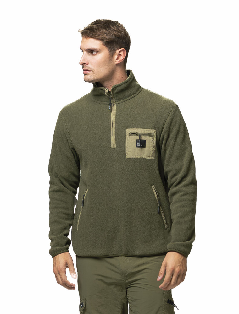 Buzo Polar Bulls Verde/Beige