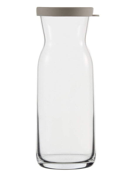 JARRA VIDRIO 700CC TAPA BLANCA FONTE LAV H20/D6.8CM JARRA VIDRIO 700CC TAPA BLANCA FONTE LAV H20/D6.8CM