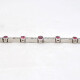 Pulsera Oro 18K, Brillantes Y Rubies Pulsera Oro 18K, Brillantes Y Rubies