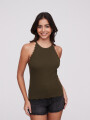 Musculosa Nirell Verde Oliva Oscuro