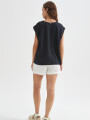 Blusa Zomira Azul Noche