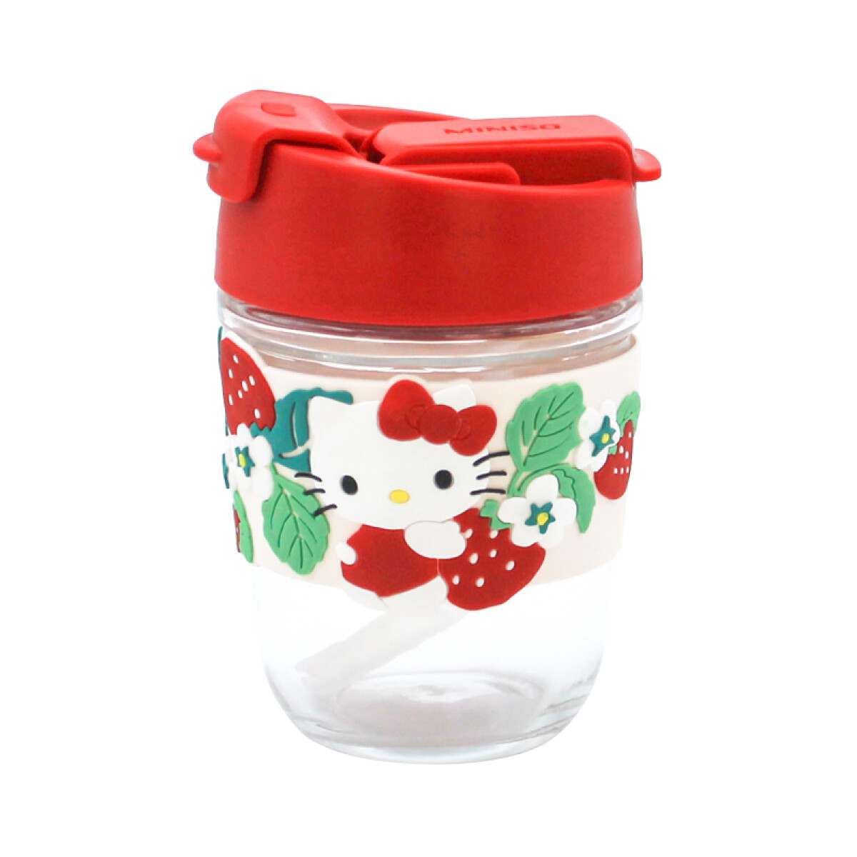 Vaso con tapa Sanrio 350ml - Hello kitty 